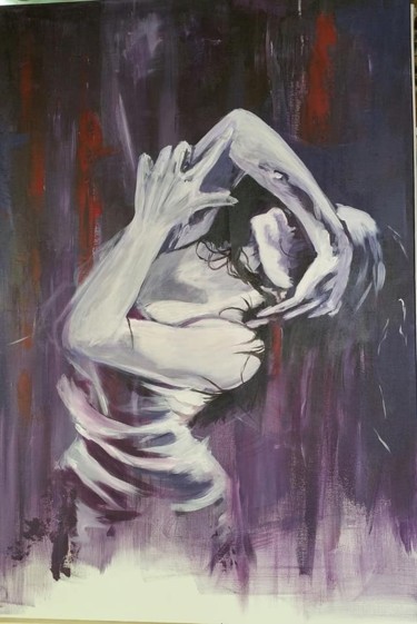 Peinture intitulée "Eveil" par Philippe Dran, Œuvre d'art originale, Acrylique