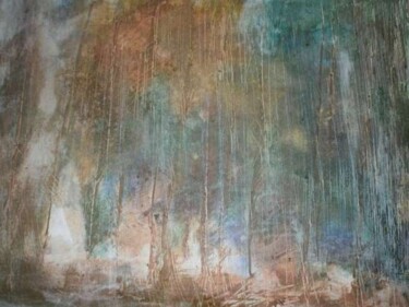 绘画 标题为“empreinte-mysterieu…” 由Coriandre, 原创艺术品, 粉彩