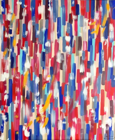 Peinture intitulée "Angels" par Caroline Montigneaux, Œuvre d'art originale, Acrylique