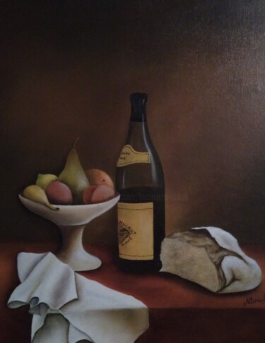 A table #artistsupportpledge Ζωγραφική με τίτλο "A table #artistsupp…" από Laetitia Chambault, Αυθεντικά έργα τέχνης, Λάδι