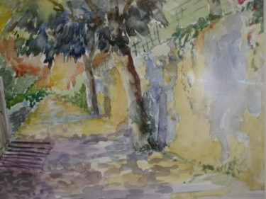 Painting titled "Soleil, Séguret, Fr…" by Jacqueline De Streel, Original Artwork