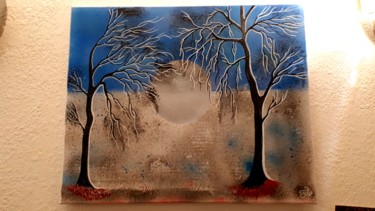 Des arbres dans la lune