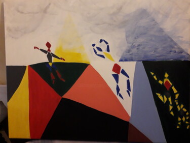 Peinture intitulée "20181113-150801.jpg" par Nadia Espi, Œuvre d'art originale, Acrylique