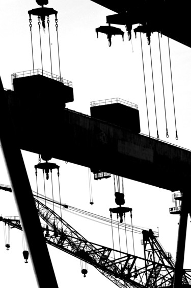 tout un monde.(pied de grue) Photographie intitulée "tout un monde.(pied…" par Bernard Vergier, Œuvre d'art originale