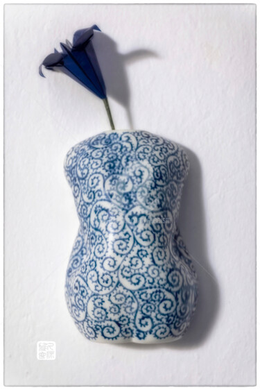 #takokarakusa #back #woman #ceramic Digital Arts titled "#takokarakusa #back…" by Cuboism Art Design Kuboizumuatodezain, Original Artwork, 3D Modeling