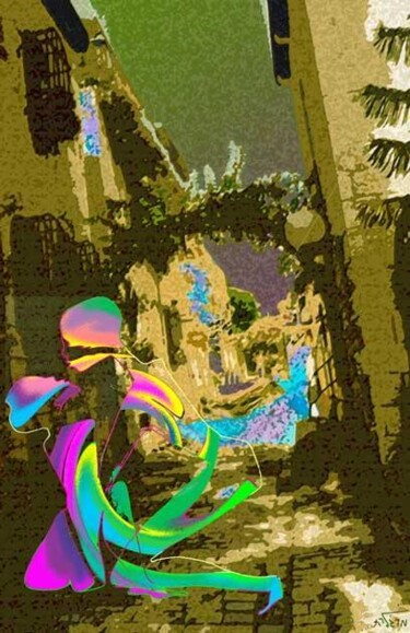 Grafika cyfrowa / sztuka generowana cyfrowo zatytułowany „jerozolima1 erotykC” autorstwa Małgorzata Krasucka, Oryginalna pra…