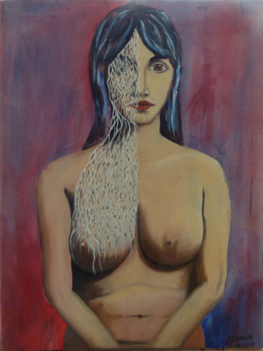 2018 11 10 #artistsupportpledge Painting titled "2018 11 10 #artists…" by Alain Elshocht, Original Artwork, Oil