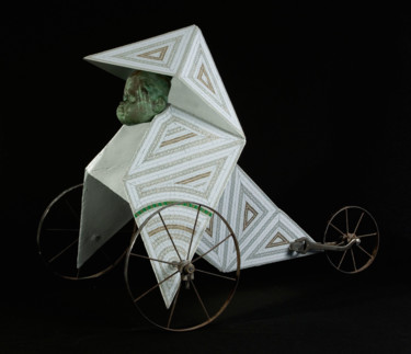 Sculpture titled "Don MIGUEL DE LA CO…" by Pierre Sidoine, Original Artwork, Metals