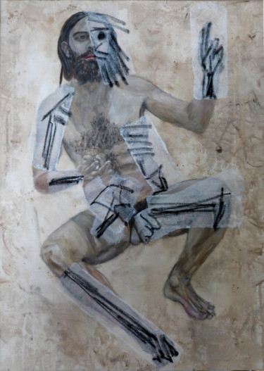 Peinture intitulée "Rétroprojection d'o…" par Xp, Œuvre d'art originale, Acrylique