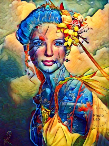 La femme en fleurs