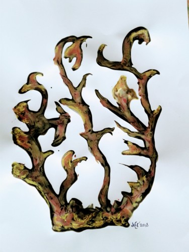 Schilderij getiteld "20181121-114441.jpg" door Marianne Huizinga, Origineel Kunstwerk