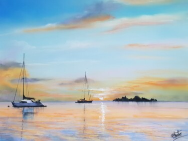Painting titled ""Entre deux..."" by Patrick Fischer, Original Artwork, Pastel