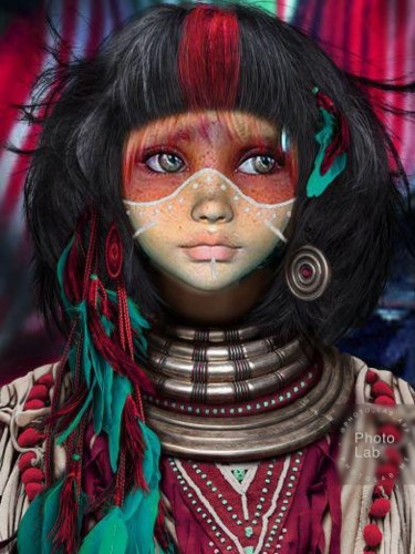 Portrait de petite fille
