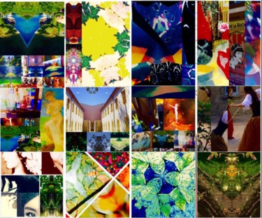 Arts numériques intitulée "Arty Patchwork" par Kirlian, Œuvre d'art originale, Collages