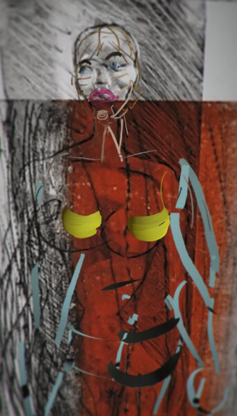Digital Arts titled "A la rencontre de s…" by Christine Vannier, Original Artwork, 3D Modeling