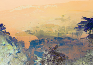 Printmaking titled "brume et mirage sur…" by Michel Tabanou, Original Artwork, Digital Print