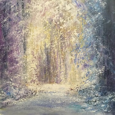 Peinture intitulée "White thursday" par Anne Vignau, Œuvre d'art originale
