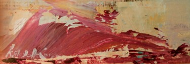 Marée Peinture intitulée "Marée" par Gisèle Dalla Longa, Œuvre d'art originale, Acrylique Monté sur Panneau de bois