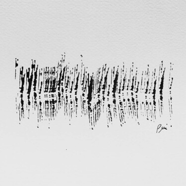 Painting titled "Sans titre 1" by Pascale Mougin, Original Artwork, Ink