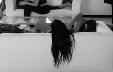 Фотография под названием "Black Hair" - Nikolay Biryukov, Подлинное произведение искусства, Цифровая фотография