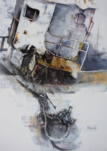 Peinture intitulée "Déchirures" par Alain Durand, Œuvre d'art originale, Acrylique