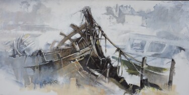 Peinture intitulée "Tensions" par Alain Durand, Œuvre d'art originale, Acrylique