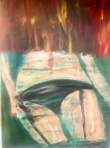 绘画 标题为“Der Vorhang” 由Gunnar Björn Heinrich, 原创艺术品, 丙烯