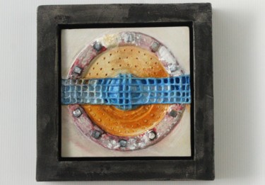 Sculpture titled "The Blue Path" by Jenny Hee, Original Artwork, Stone