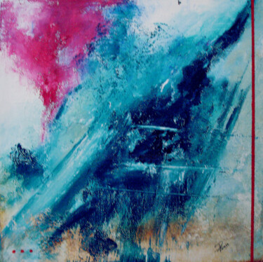 Peinture intitulée "Strates" par Pascal Thomas, Œuvre d'art originale, Acrylique Monté sur Châssis en bois