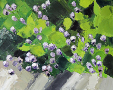 Peinture intitulée "Les fleurs de cibou…" par Pascal Brachet, Œuvre d'art originale, Huile