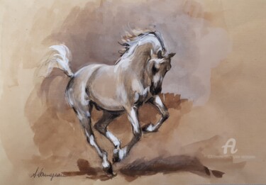 Peinture intitulée "Étude 5" par Sylvie Vernageau, Œuvre d'art originale, Acrylique