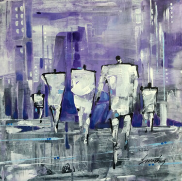 Pintura intitulada "M942 - Urbano 58" por Vitor Moinhos, Obras de arte originais, Acrílico
