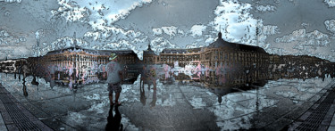 제목이 "Chrome Miroir d'eau…"인 디지털 아트 Pascal Moulin로, 원작, 2D 디지털 작업