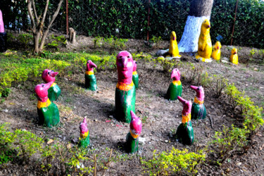 Sculpture titled "MUSICAL CONCERT" by Anandswaroop Manchiraju, Original Artwork, Stone