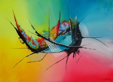 Peinture intitulée "Abyssal" par Gilbert Morales, Œuvre d'art originale, Acrylique