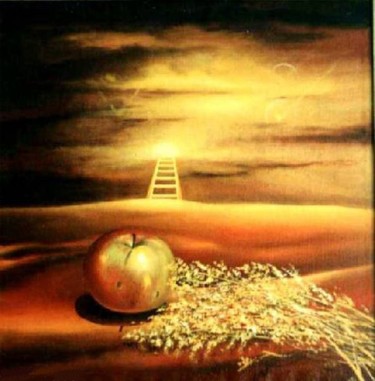 「Stairway to Heaven.…」というタイトルの絵画 Владимир Абаимовによって, オリジナルのアートワーク, オイル