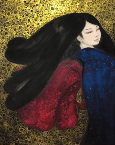 Cassiopeia Peinture intitulée "Cassiopeia" par Souske, Œuvre d'art originale, Acrylique