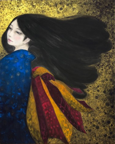 Peinture intitulée "Procion" par Souske, Œuvre d'art originale, Acrylique