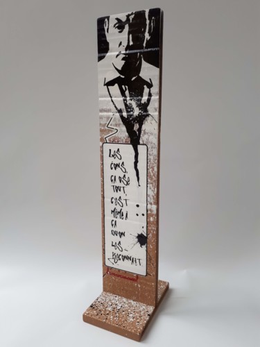 Sculpture titled "Totem / Tontons fli…" by 2mé / Blondeau, Original Artwork