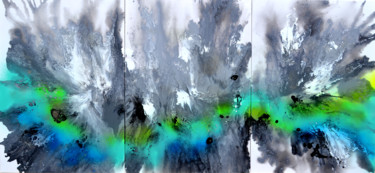 Astral Love 7 - 150x70x2 cm Painting titled "Astral Love 7 - 150…" by Tiberiu Soos, Original Artwork, Acrylic