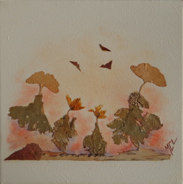 Collages intitulée "sur la route" par Martine Capdeville-Lacomme, Œuvre d'art originale, Collages