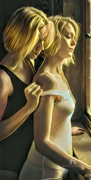 Douce erreur Digital Arts με τίτλο "Douce erreur" από Alain Erpelding, Αυθεντικά έργα τέχνης, Ψηφιακή ζωγραφική