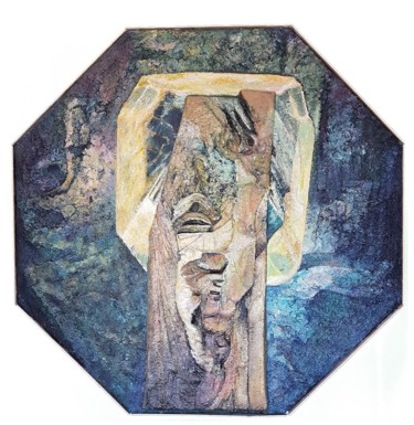 Peinture intitulée "OCTOBRE" par André Carpin, Œuvre d'art originale, Huile