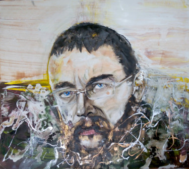 Not Pussy. Mr. Sterligov, contradictory & tough? Painting titled "Not Pussy. Mr. Ster…" by Dmitri Matkovsky, Original Artwork, Acrylic