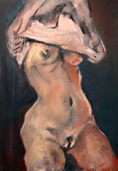 Peinture intitulée "la pause" par Jypc, Œuvre d'art originale