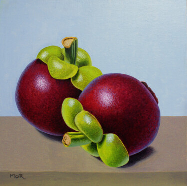 Painting titled "Mangosteen" by Dietrich Moravec, Original Artwork, Acrylic
