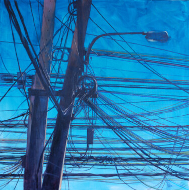 Painting titled "Chaos theory 1." by Igor Shulman, Original Artwork, Oil