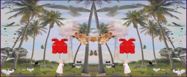 Arts numériques intitulée "-Le-Monde-Merveille…" par Tchook.Os, Œuvre d'art originale, Collages