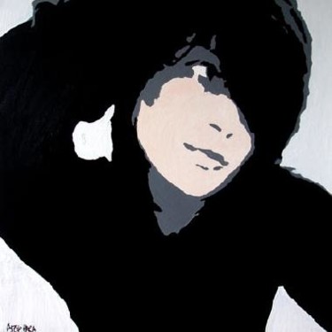 Schilderij getiteld "What?" door Steve Haes, Origineel Kunstwerk, Olie