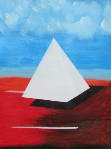 Ζωγραφική με τίτλο "levitation" από Jean-Yves Zilio (Anje Sevy), Αυθεντικά έργα τέχνης, Ακρυλικό